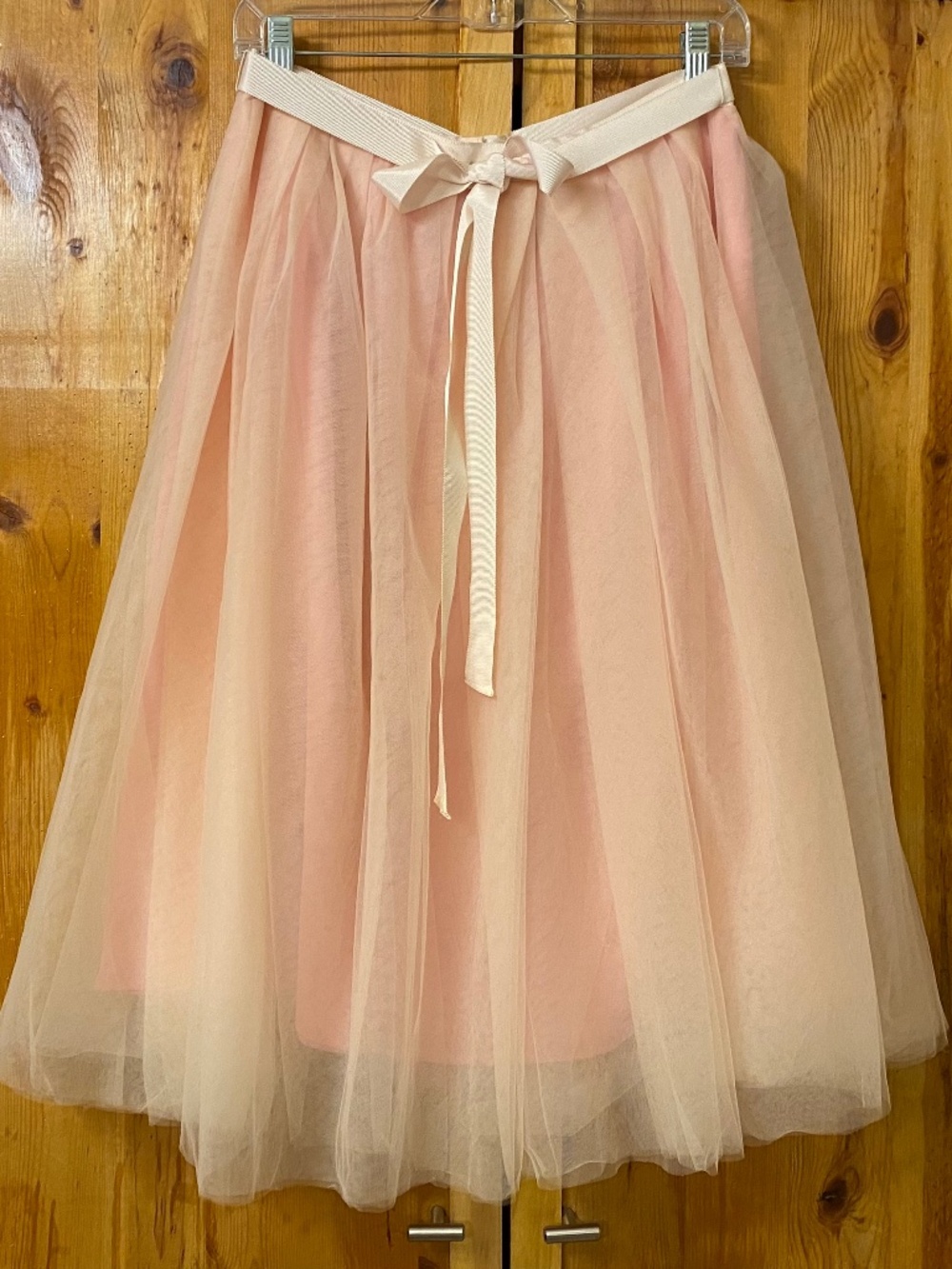 Pink Tulle skirt by J crew